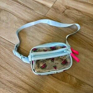 Cat & Jack Clear Watermelon Print Fanny Pack Unisex Kids Small